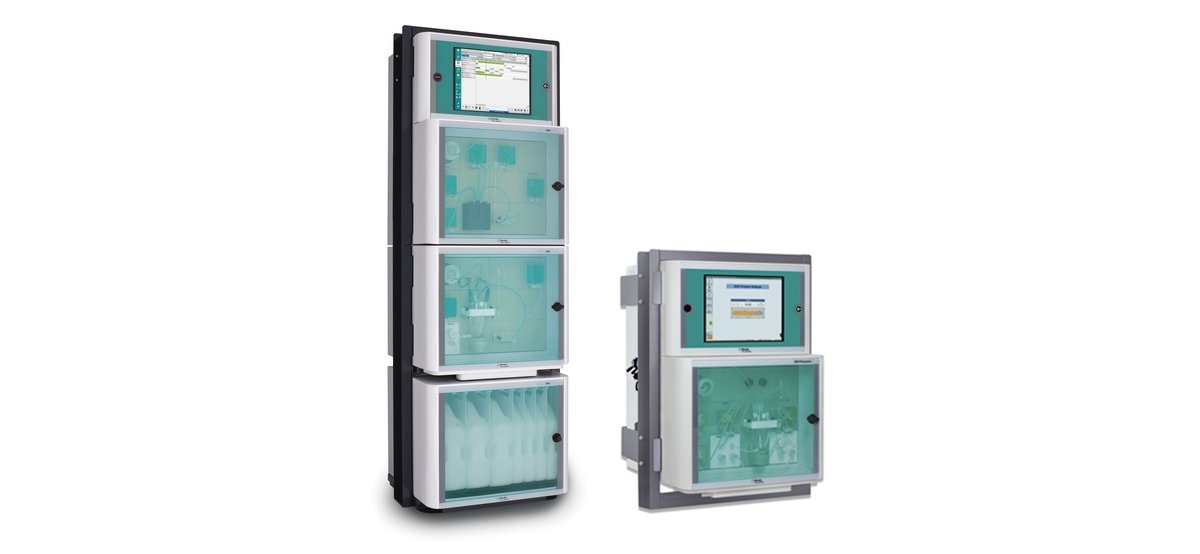 Metrohm Process Analytics offers the 2060 Process  Analyzer (left) and the 2035 Process Analyzer (right) for  continuous online brine monitoring in chlor-alkali plants