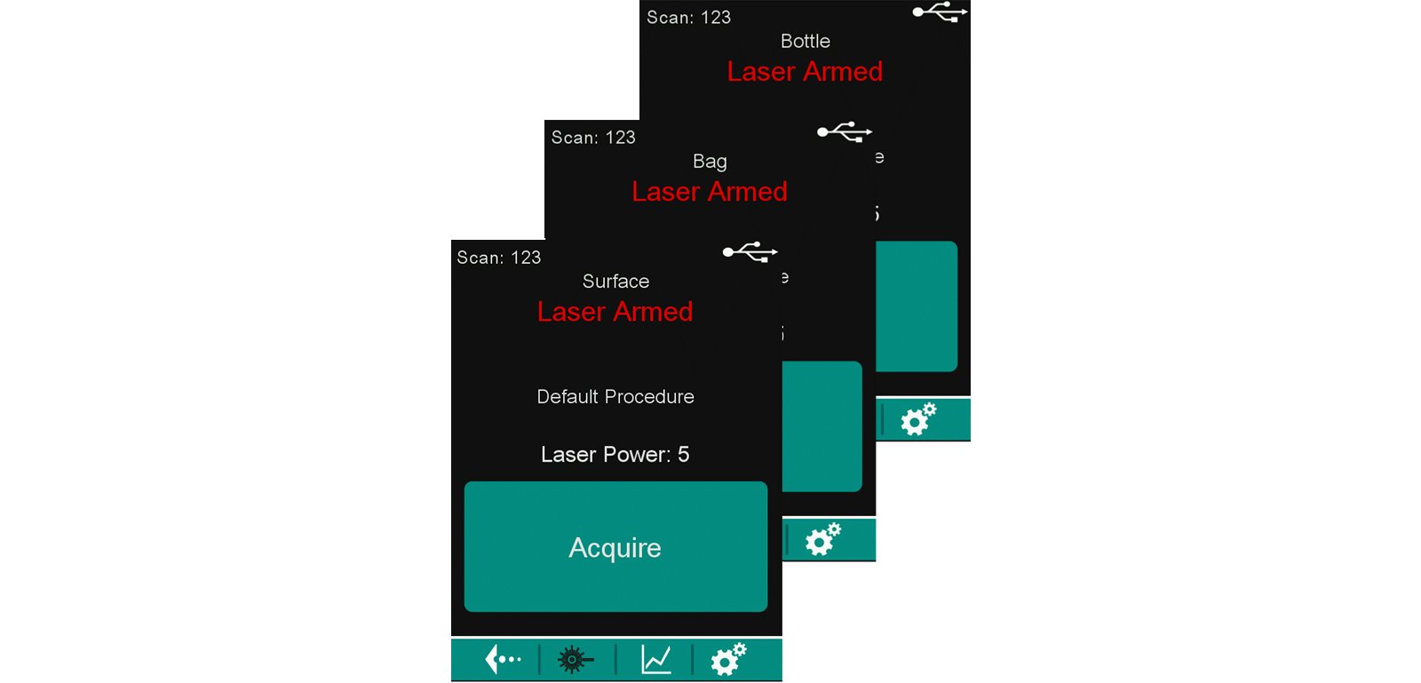 Intelligent iUA 3-position onscreen communication