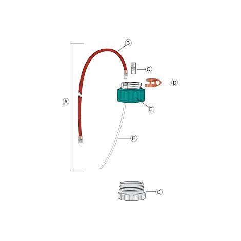 Siphon bouteille Metrohm