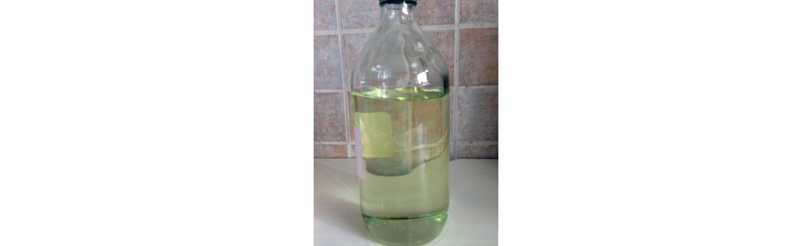 Pyrolysis gasoline (or Pygas) shown here is nearly colorless, but extremely flammable.