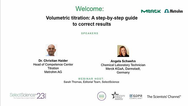 Webinar: Volumetric titration – A step-by-step guide to correct results