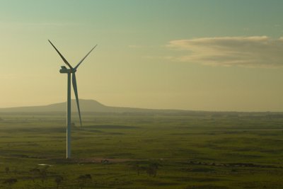 V112 installation, Macarthur Windfarm, Australia