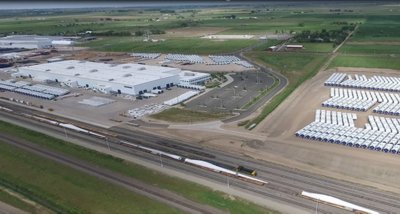 USA wind turbine nacelles factory in Brighton, CO