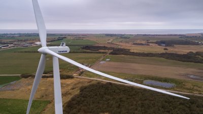 V120-2.0 MW blade prototype, Lem Kjær, Denmark