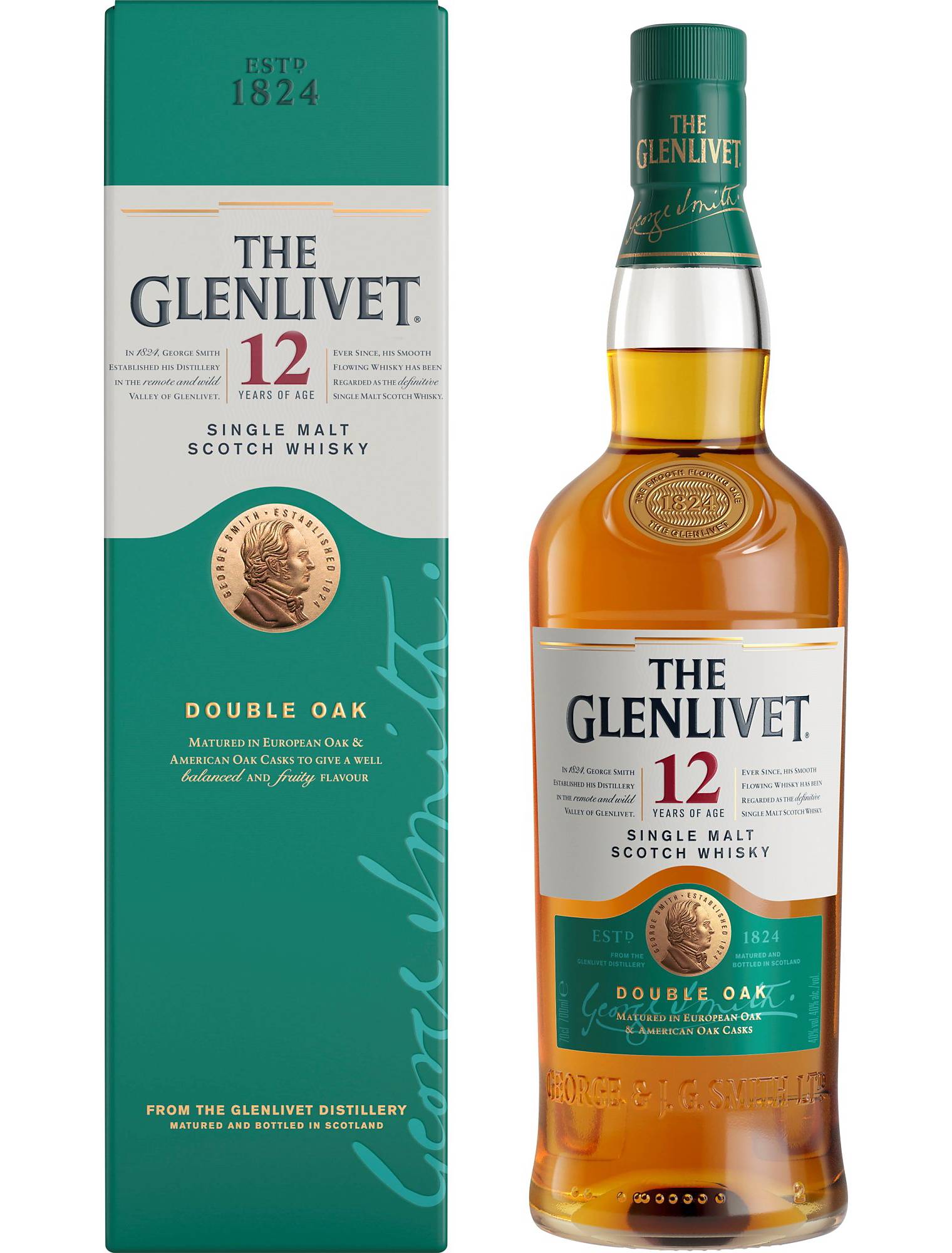 Image of The Glenlivet 12 Year Old Speyside Single Malt Scotch Whisky
