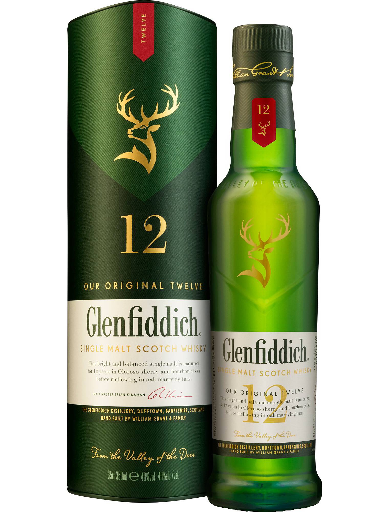 Image of Glenfiddich 12-Year-Old Speyside Single Malt Whisky 35cl