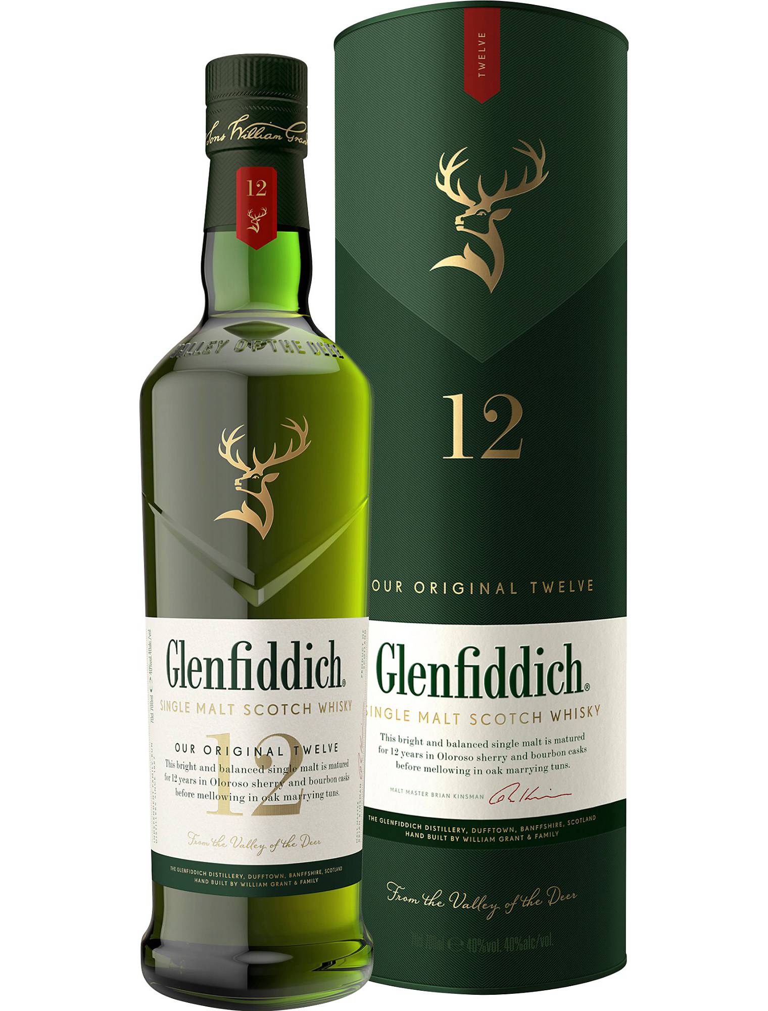 Image of Glenfiddich 12-Year-Old Speyside Single Malt Whisky