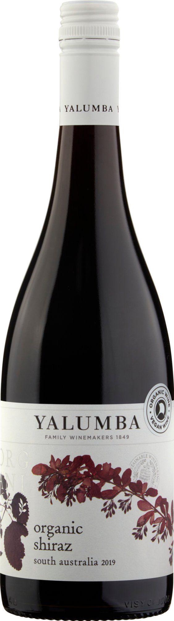 Yalumba Organic Shiraz, S Australia, Australia, Alc vol:13.50%