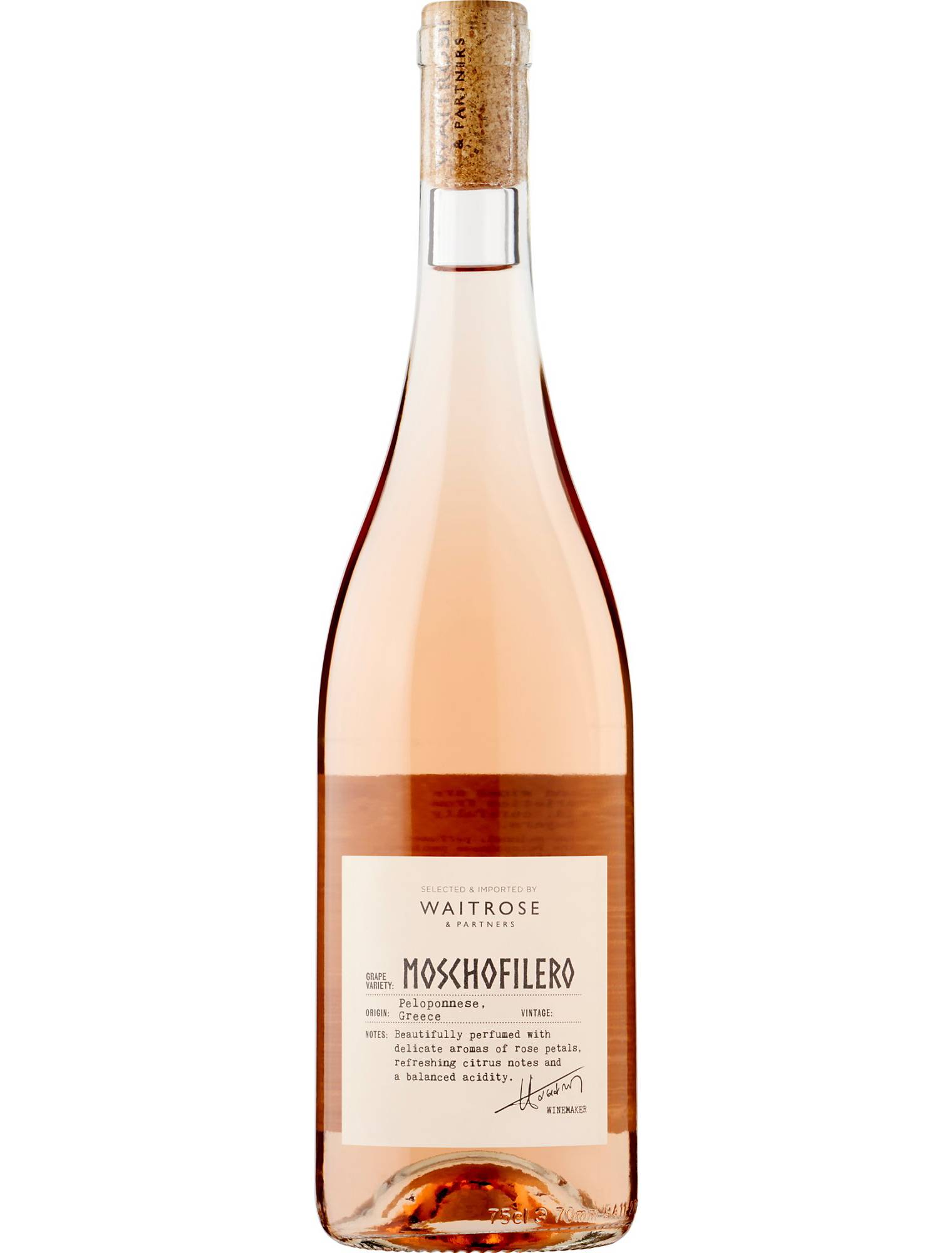 Image of Waitrose Loved & Found Moschofilero Rosé