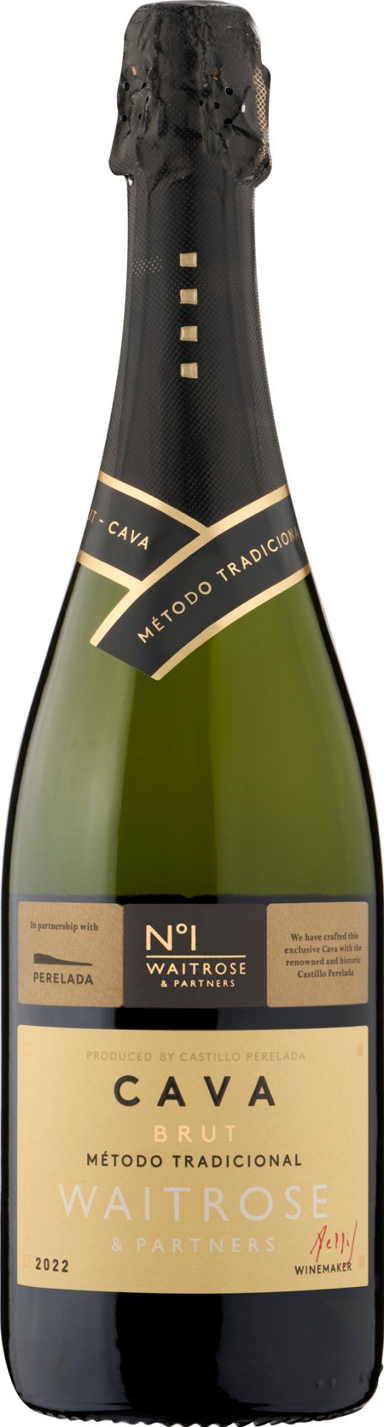 Waitrose No.1 Castillo Perelada Cava Brut Catalunya, Spain, Alc vol:11.50%