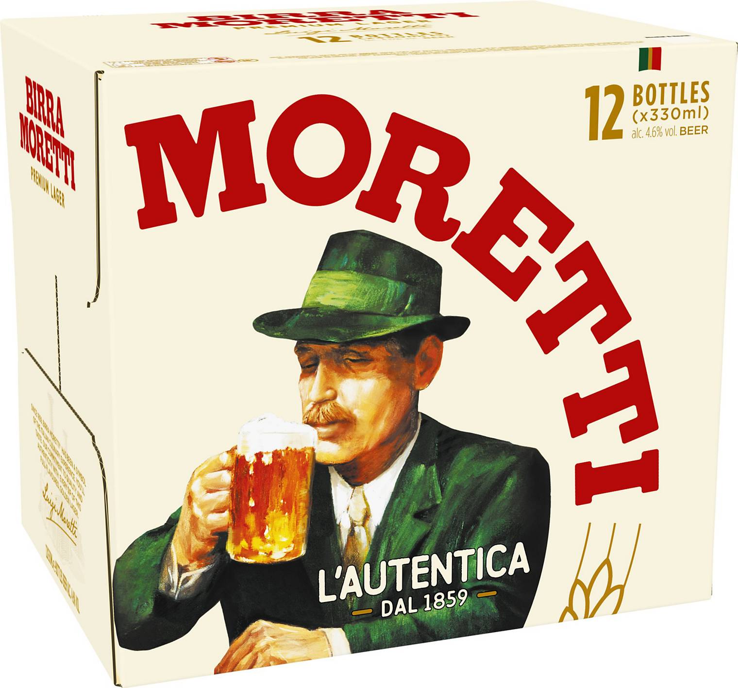 Image of Birra Moretti 12x330ml