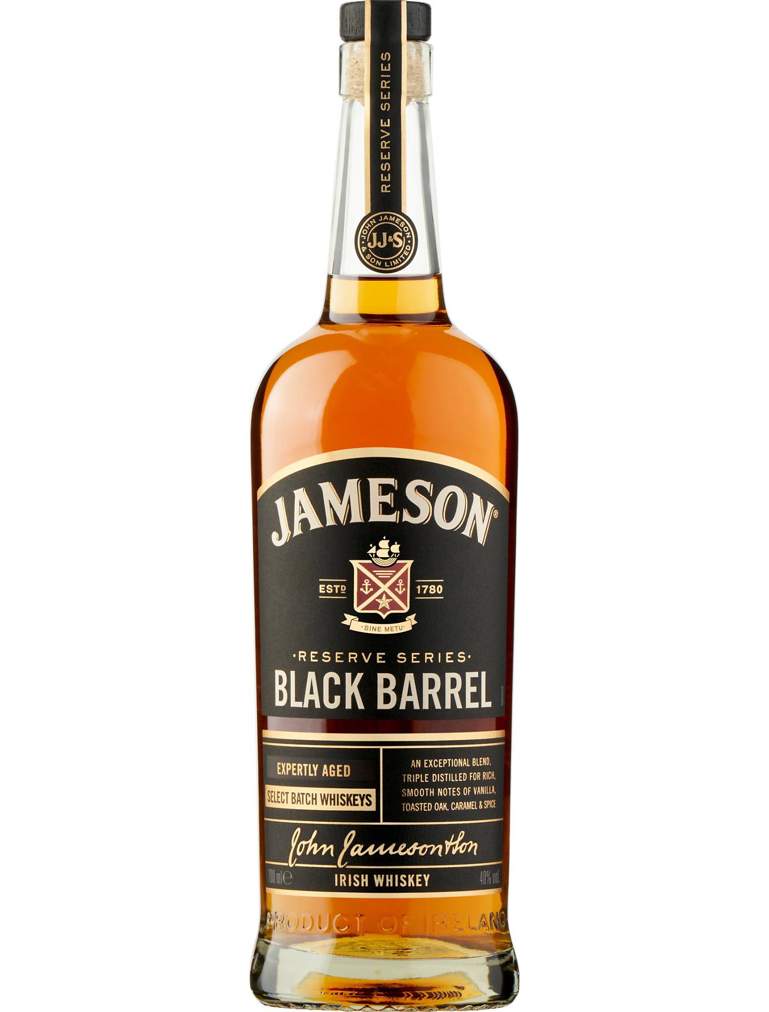 Image of Jameson Black Barrel Irish Whiskey