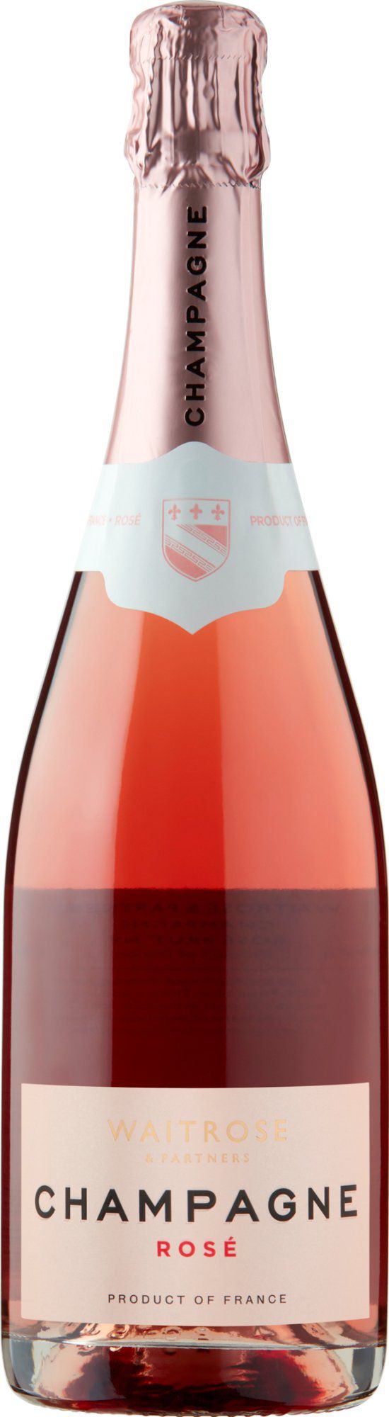 Waitrose Champagne Rosé NV, Champagne, France, Alc vol:12.50%