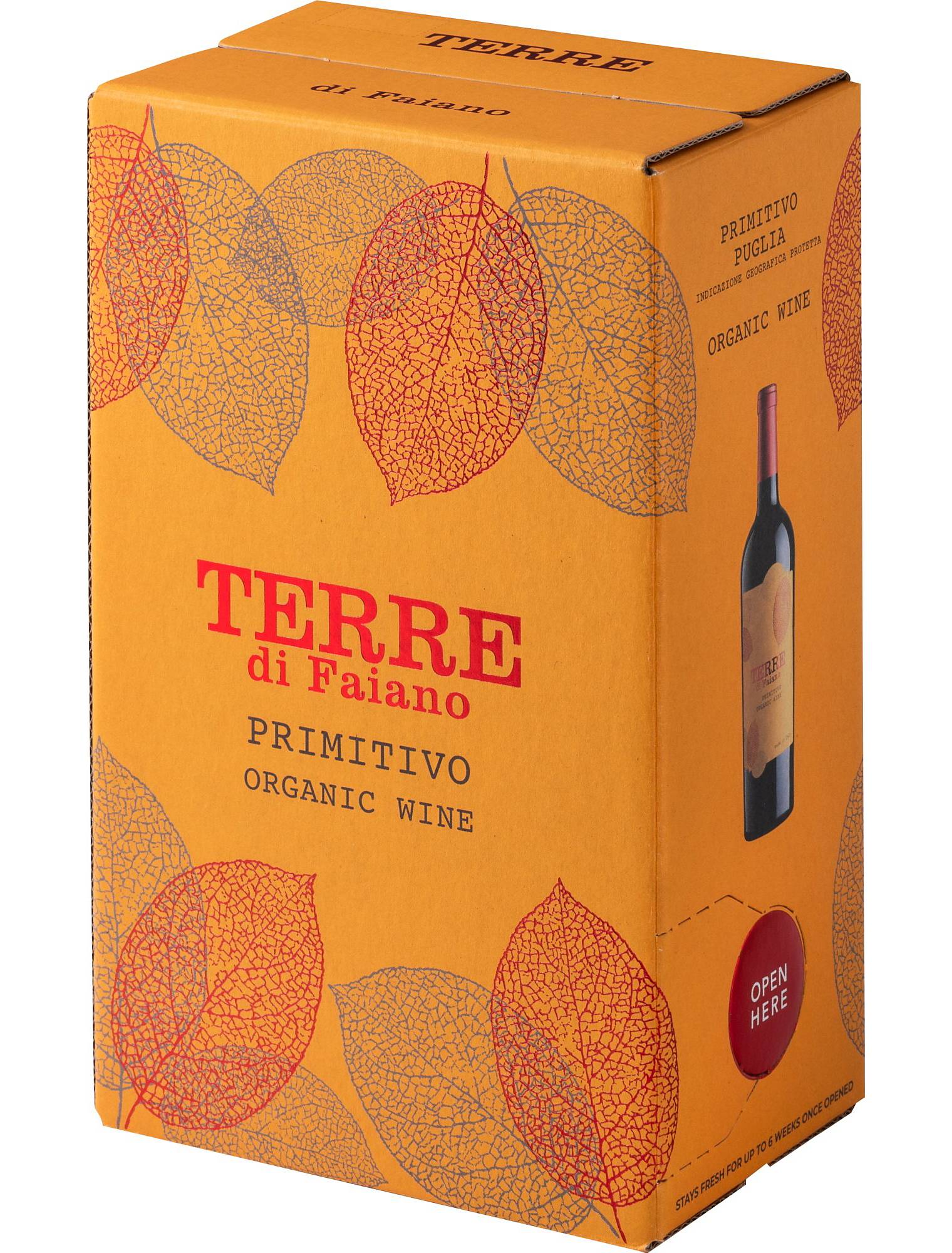 Image of Terre di Faiano Primitivo Bag in Box 1.5L