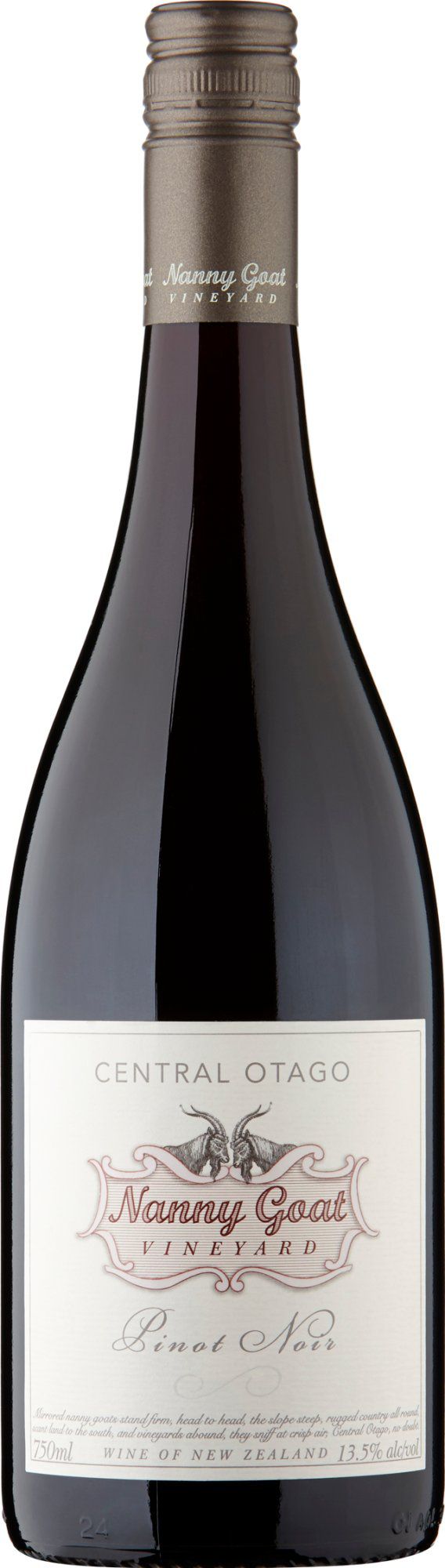 Nanny Goat Pinot Noir, Central Otago, New Zealand. Alc vol: 13.5% 