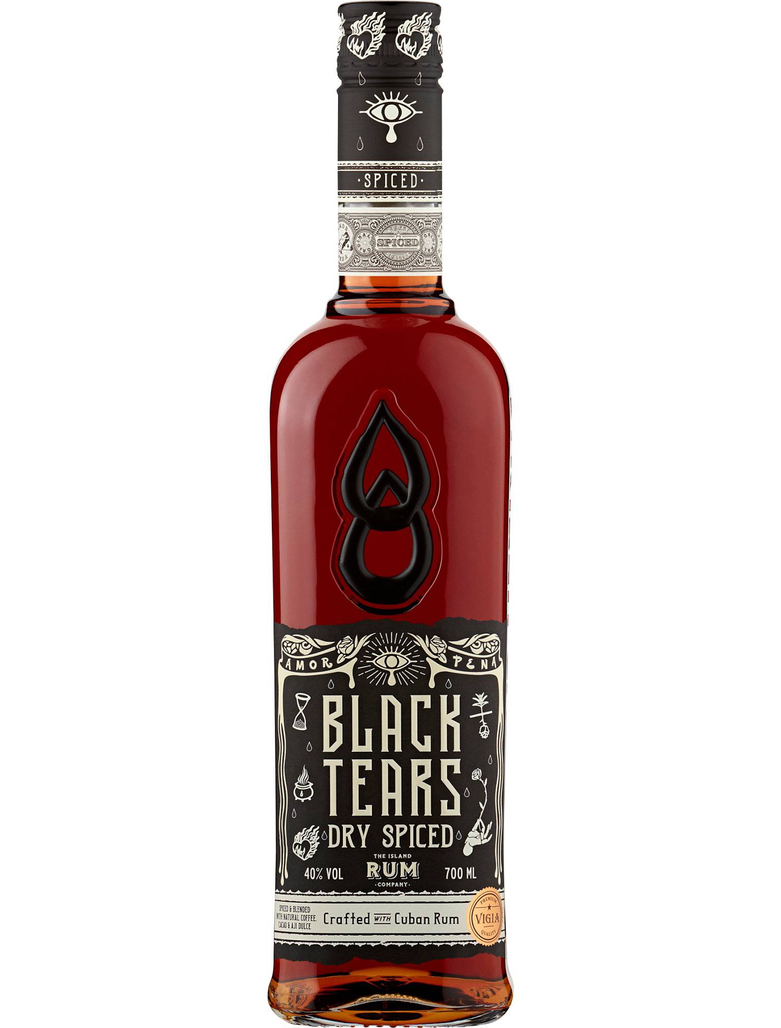 Image of Black Tears Dry Spiced Rum