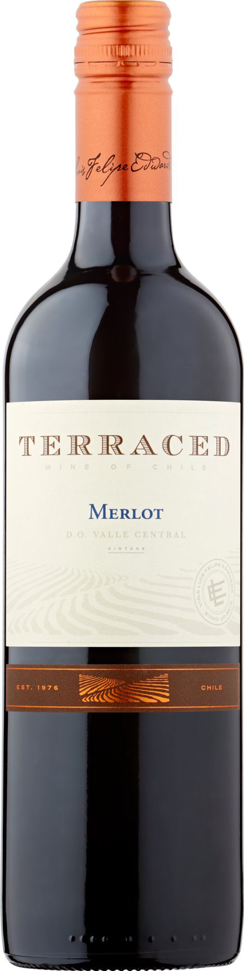 Luis Felipe Edwards Terraced Classic Merlot, Central Valley, Chile, Alc vol: 13.5%