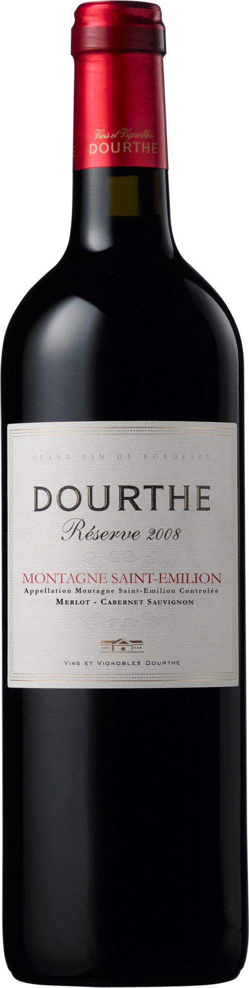 Dourthe Réserve Montagne Saint-Émilion, Bordeaux , France. Alc vol: 13.50%