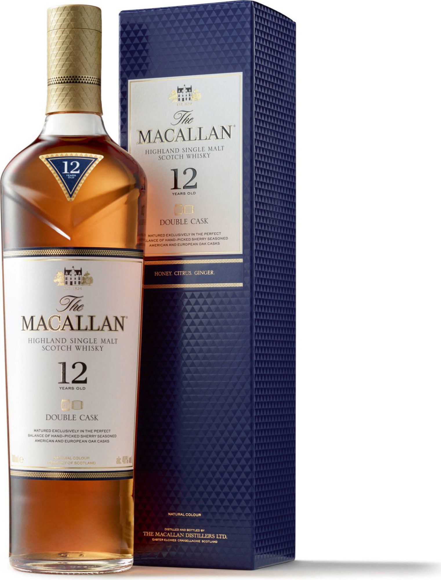 ウイスキー Macallan 12 Year Old Double Cask 700ml Macallan 12 Year Old Double Cask | Single Malt Scotch Whisky