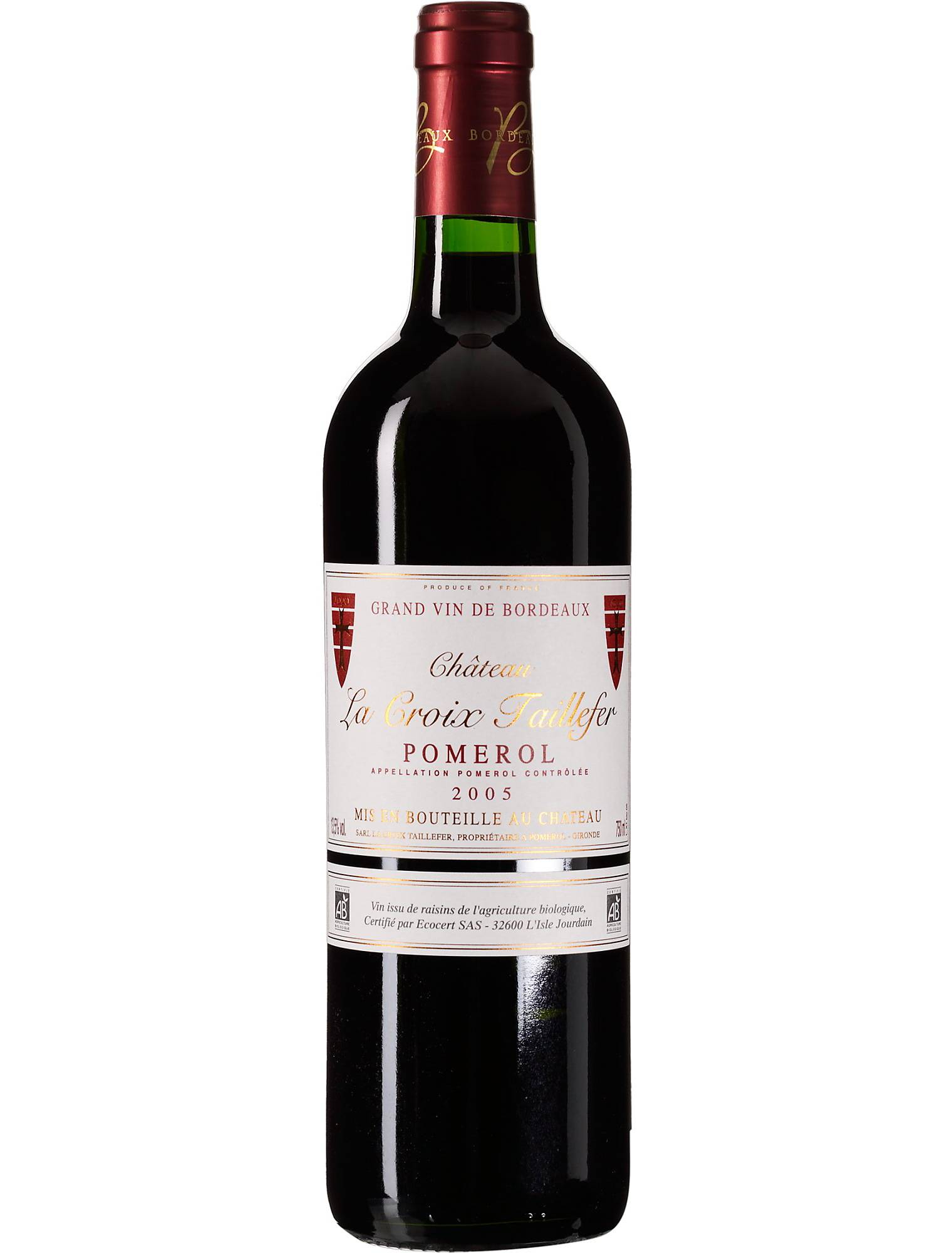 Image of Château La Croix Taillefer Organic, Pomerol