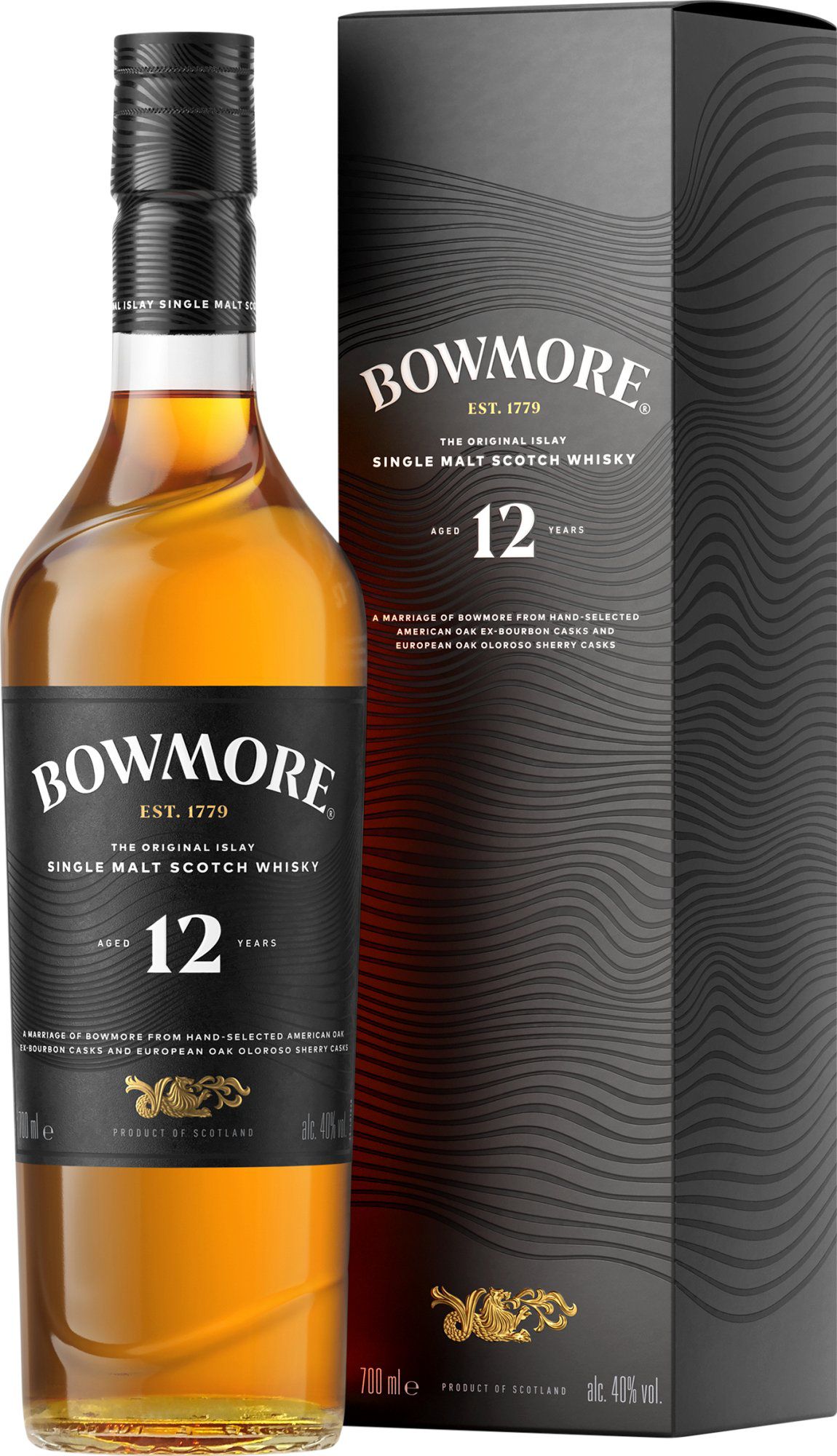 ウイスキー Bowmore 12 Years Old Islay Whisky 1L Bowmore 12 Year Islay Single Malt Scotch Whisky | ReserveBar