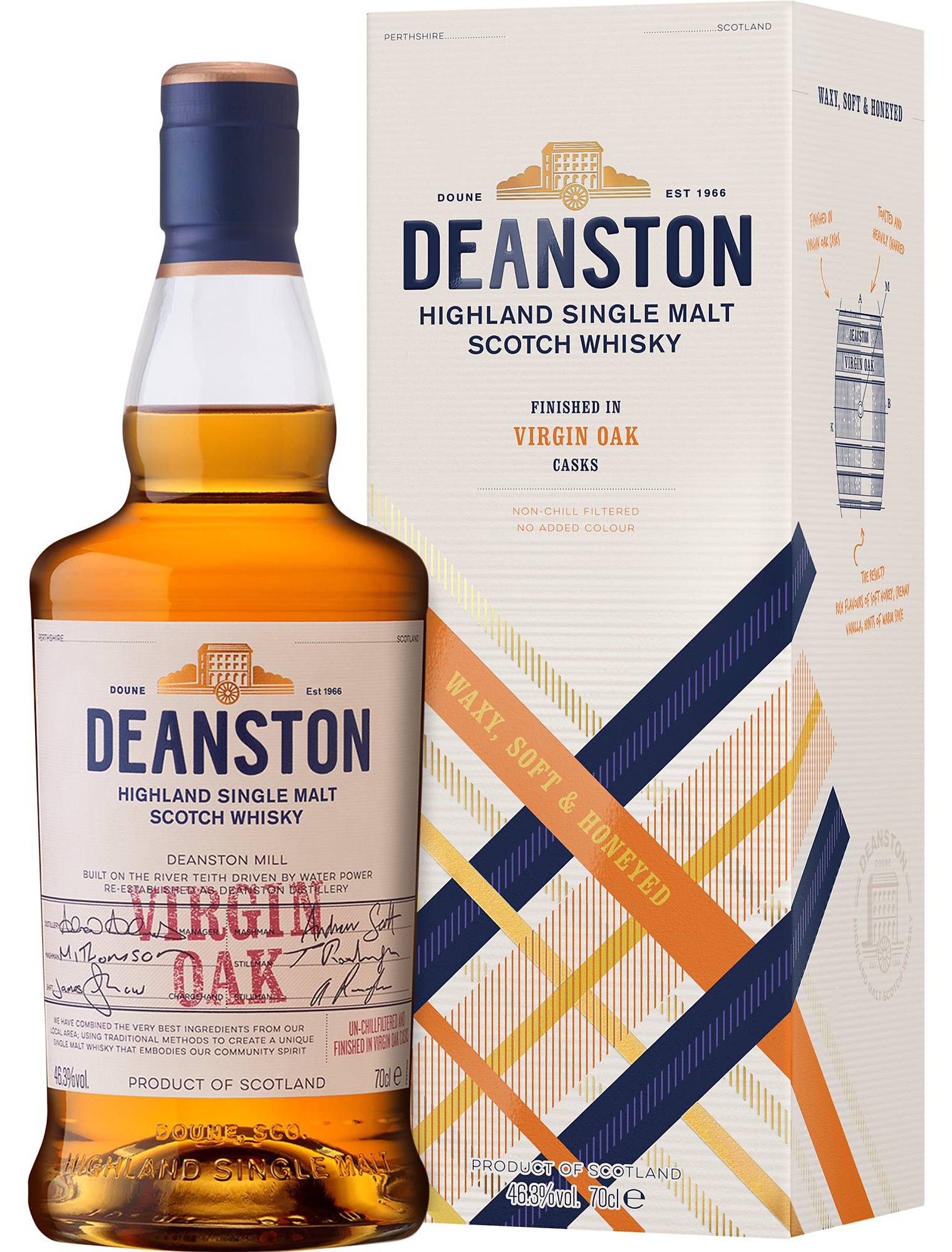 Image of Deanston Virgin Oak Single Malt Scotch Whisky