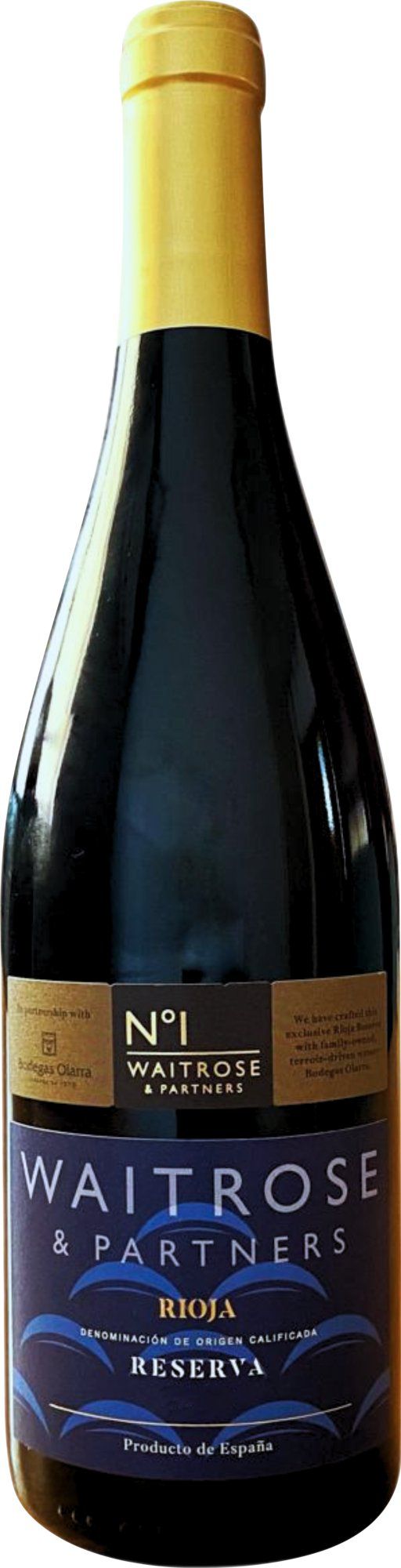 No.1 Rioja Reserva 2020 bottle