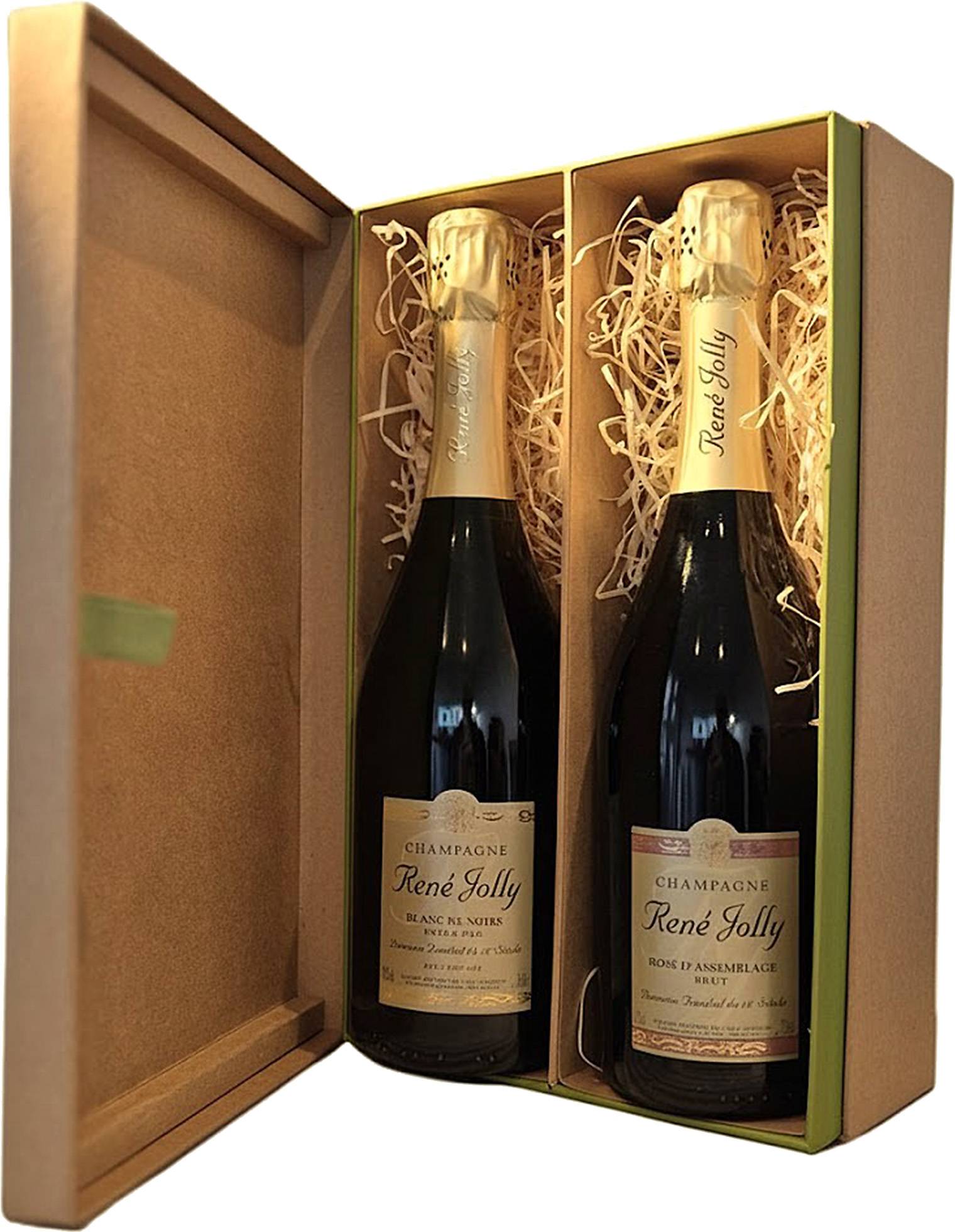 Image of René Jolly Champagne 2 Bottle Gift Set