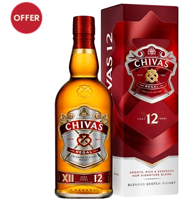 Chivas Regal 12-Year-Old Blended Scotch Whisky                                                                                  