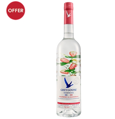 Grey Goose Essences Strawberry & Lemongrass Vodka based Spirit Drink