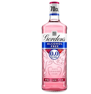 Free Gordon\'s - Spirits & Low No Alcohol Alcohol Pink 70cl Waitrose Cellar