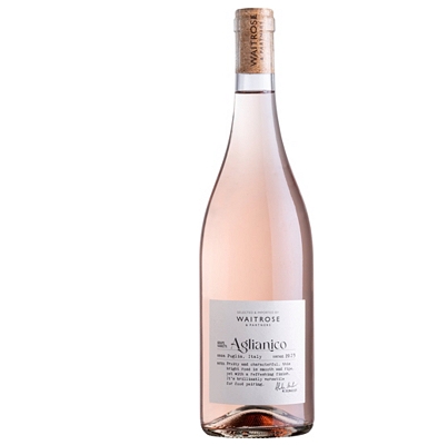 Waitrose Loved & Found Aglianico Rosato Organic IGP Puglia Rosé                                                                