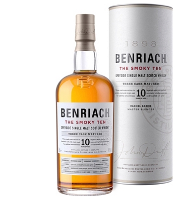 Benriach The Smoky Ten Speyside Single Malt Scotch Whisky                                                                       