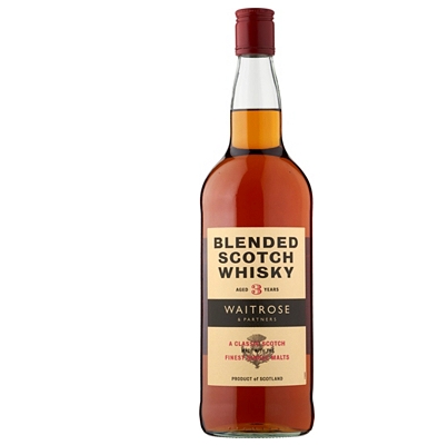 Waitrose 3 Year Old Blended Scotch Whisky 1 Litre Spirit Type Waitrose Cellar