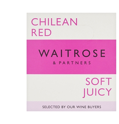 Waitrose Soft & Juicy Chilean Red 2.25cl                                                                                        