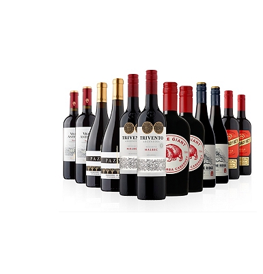 cases of red wine offers