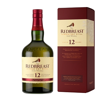 Redbreast 12-Year-Old Single Pot Still Irish Whiskey                                                                            