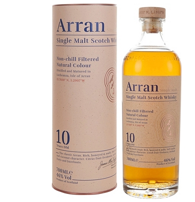 Arran 10-Year-Old Single Malt Whisky                                                                                            
