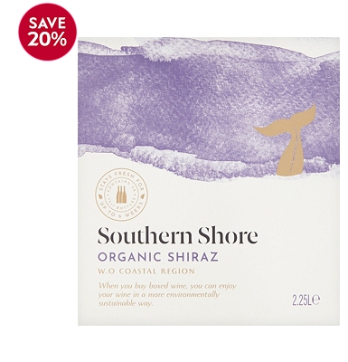Southern Shore Organic Shiraz 2.25L                                                                                             