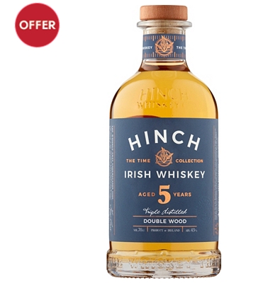 Hinch 5 Year Old Double Wood Irish Whiskey                                                                                      