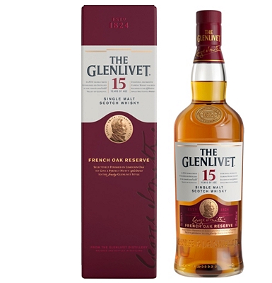 The Glenlivet 15-Year-Old Speyside Single Malt Scotch Whisky                                                                    