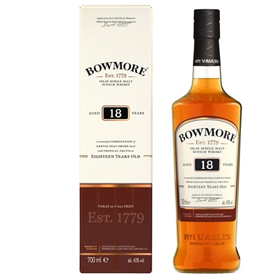 Bowmore 18-Year-Old Islay Single Malt Whisky                                                                                    