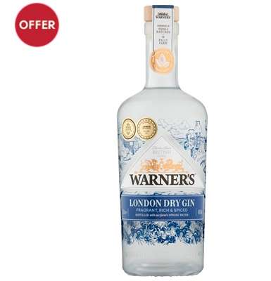 Warner's London Dry Gin                                                                                                         