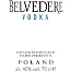 Belvedere Polish rye vodka