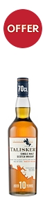 Talisker 10-Year-Old Single Malt Scotch Whisky                                                                                  
