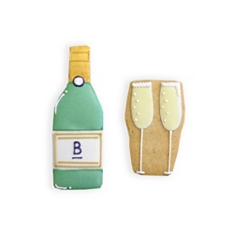Biscuiteers Champagne & Glasses Biscuits                                                                                        