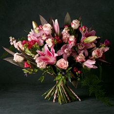 No.1 The Mother's Day Orchid & Lily Bouquet                                                                                     