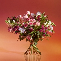 Medium Autumn Scented Freesia & Rose Bouquet                                                                                    