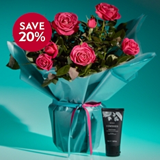 The Mother's Day Gift-Wrapped Pink Rose & Cowshed Refresh Hand Cream                                                            