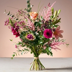 Pink Autumn Fields Bouquet                                                                                                      